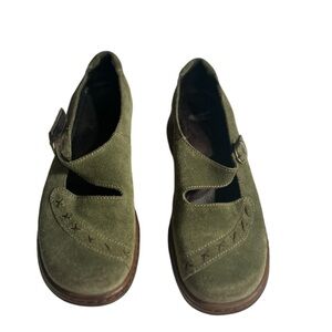 |Dansko| Fran Portugal Buckle Suede Mary Jane Clogs Size EU 40 US 10